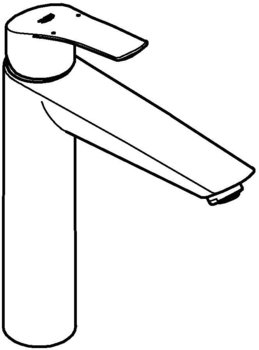 GROHE Eurosmart Einhand-Waschtischbatterie 1/2″ XL-Size chrom (23971003) – GROHE Eurosmart Einhand-Waschtischbatterie 1/2″ XL-Size chrom (23971003) senkt Wasserverbrauch ohne Komforteinbußen
