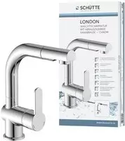 Waschtischarmatur Mit Herausziehbarer Brause London Chrom Sch&uuml;tte