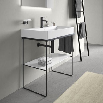 Duravit C.1 M schwarz (C11020002046) – Matte Oberfläche in Schwarz für moderne Badkonzepte