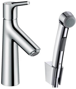 Hansgrohe Talis S Einhebel-Waschtischmischer mit Bidette Handbrause Brauseschlauch 160 cm Chrom