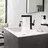 Hansgrohe Finoris 230 mit Ablaufgarnitur schwarz matt (76063670)