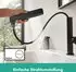 Hansgrohe Finoris 230 mit Ablaufgarnitur schwarz matt (76063670)