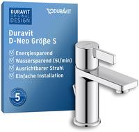 Duravit D-Neo Einhebel-Waschtischmischer S FreshStart mit Zugstange,...