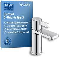 Duravit D-Neo Einhebel-Waschtischmischer S ohne Zugstange, Badarmaturen,