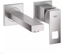 Grohe Eurocube - Unterputz-waschtischarmatur, 2-loch-montage, Supersteel...