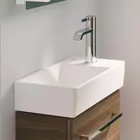 Villeroy & Boch Avento Handwaschbecken 36 x 22 cm, Becken links, ohne &Uuml;berlauf,