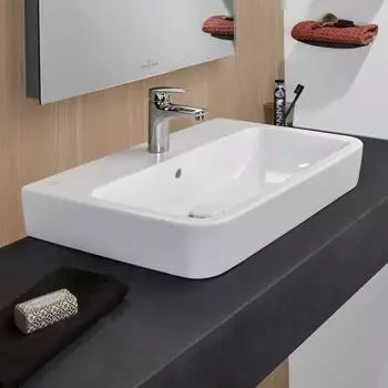 Villeroy & Boch O.novo 60x46cm weiß alpin antibac (4A416GT2)