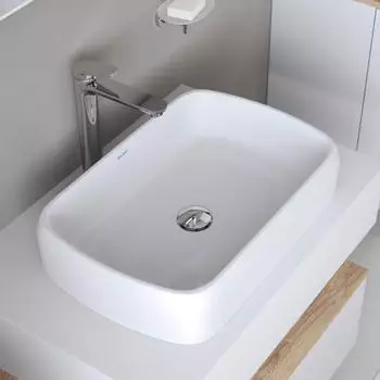 Duravit Qatego Aufsatzbecken weiß Hochglanz (2384600079)