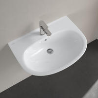 Villeroy & Boch O.novo Waschtisch 65 x 48 cm, mit &Uuml;berlauf, Badkeramik,...