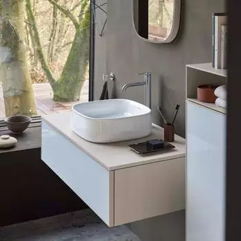 Duravit Zencha Aufsatzbecken 420 x 420 mm weiß (2373420079) – Hochwertige Materialien und durchdachte Eigenschaften