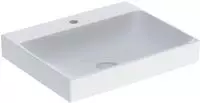 Geberit ONE Waschtisch 60 cm, Abgang vertikal, 1 Hahnloch, ohne &Uuml;berlauf