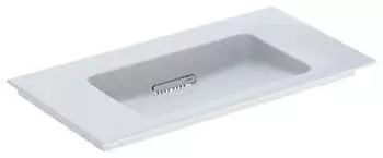 Geberit Schrankwaschtisch One mit horizontalem Ablauf 90x48cm mit KeraTect 505005001