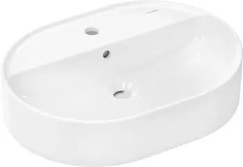 Hansgrohe Hansgrohe Xuniva U Aufsatzwaschtisch, mit &Uuml;berlauf, 1 Hahnloch, 600x450mm, wei&szlig; 60171450 - 60171450