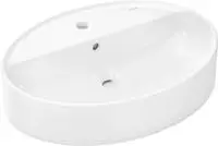 hansgrohe Xuniva D Aufsatzwaschtisch 60 x 45 cm, mit 1 Hahnloch, mit &Uuml;berlauf,