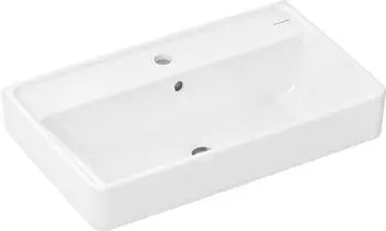 Hansgrohe Hansgrohe Xanuia Q Waschtisch Compact, mit Hahnloch, mit &Uuml;berlauf, 650x390mm, wei&szlig;, 60617450 - 60617450