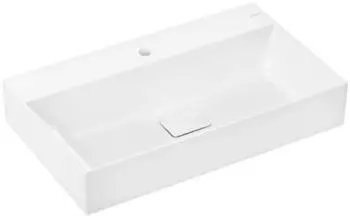 Hansgrohe hansgrohe Xevolos E Waschtisch, ohne &Uuml;berlauf, 800x480mm, SmartClean, ungeschliffen, mit Ablaufgarnitur, 6109, Ausf&uuml;hrung: 1 Hahnloch - 61096450