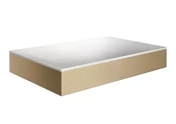 Hansgrohe hansgrohe AXOR Suite Aufsatzwaschtisch, eckig, 600x600mm, mit Metallrahmen, ohne Überlauf, SolidSurface, 42004, Farbe: Brushed Bronze - 42004140