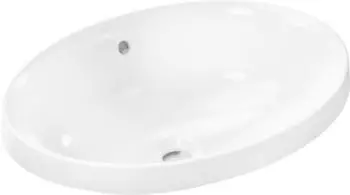 Hansgrohe Hansgrohe Xuniva D Einbauwaschtisch, mit Überlauf, ohne Hahnloch, 550x400mm, weiß, 60156450 - 60156450