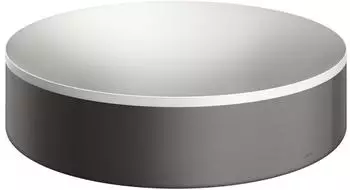 Hansgrohe hansgrohe AXOR Suite Aufsatzwaschtisch, rund, D 400mm, mit Metallrahmen, ohne &Uuml;berlauf, SolidSurface, 42001, Farbe: Brushed Black Chrome - 42001340
