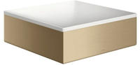 AXOR Suite Aufsatzwaschtisch 285/285, Badkeramik, 42002140, brushed bronze