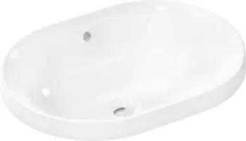 Hansgrohe Hansgrohe Xuniva U Einbauwaschtisch, mit &Uuml;berlauf, ohne Hahnloch, 550x400mm, wei&szlig; 60157450 - 60157450