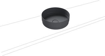 Kaldewei Kaldewei Nueva Waschtisch-Schale 3191, rund, Durchmesser 380mm, ohne Überlauf, 911206003, Farbe: Cool Grey 70 mit Perl-Effekt - 911206003665 Kaldewei Kaldewei Nueva Waschtisch-Schale 3191, rund, Durchmesser 380mm, ohne Überlauf, 911206003, Farbe: Cool Grey 70 mit Perl-Effekt - 911206003665