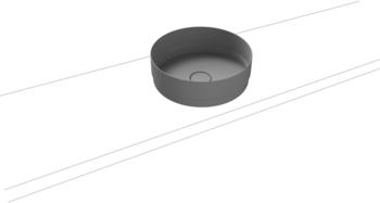 Kaldewei Kaldewei Nueva Waschtisch-Schale 3191, rund, Durchmesser 380mm, ohne Überlauf, 911206003, Farbe: Cool Grey 30 mit Perl-Effekt - 911206003663 Kaldewei Kaldewei Nueva Waschtisch-Schale 3191, rund, Durchmesser 380mm, ohne Überlauf, 911206003, Farbe: Cool Grey 30 mit Perl-Effekt - 911206003663