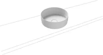 Kaldewei Kaldewei Nueva Waschtisch-Schale 3191, rund, Durchmesser 380mm, ohne Überlauf, 911206003, Farbe: Alpinweiß Matt mit Perl-Effekt - 911206003711 Kaldewei Kaldewei Nueva Waschtisch-Schale 3191, rund, Durchmesser 380mm, ohne Überlauf, 911206003, Farbe: Alpinweiß Matt mit Perl-Effekt - 911206003711