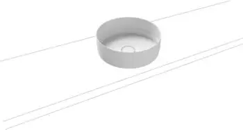 Kaldewei Kaldewei Nueva Waschtisch-Schale 3191, rund, Durchmesser 380mm, ohne Überlauf, 911206003, Farbe: Weiß, mit Perl-Effekt - 911206003001 Kaldewei Kaldewei Nueva Waschtisch-Schale 3191, rund, Durchmesser 380mm, ohne Überlauf, 911206003, Farbe: Weiß, mit Perl-Effekt - 911206003001