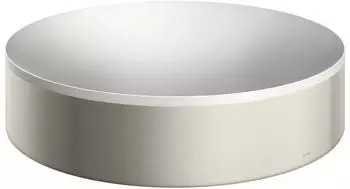 Hansgrohe hansgrohe AXOR Suite Aufsatzwaschtisch, rund, D 400mm, mit Metallrahmen, ohne Überlauf, SolidSurface, 42001, Farbe: Stainless Steel Optic - 42001800