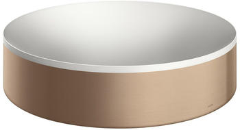 Hansgrohe hansgrohe AXOR Suite Aufsatzwaschtisch, rund, D 400mm, mit Metallrahmen, ohne Überlauf, SolidSurface, 42001, Farbe: Brushed Red Gold - 42001310