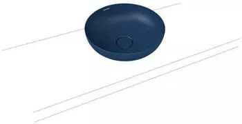Kaldewei Kaldewei Miena Waschtisch-Schale, 3180, rund, ohne Überlauf, Durchmesser 450mm, 909306000, Farbe: Navyblue matt mit Perl-Effekt - 909306003677 Kaldewei Kaldewei Miena Waschtisch-Schale, 3180, rund, ohne Überlauf, Durchmesser 450mm, 909306000, Farbe: Navyblue matt mit Perl-Effekt - 909306003677