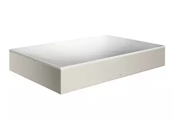 Hansgrohe hansgrohe AXOR Suite Aufsatzwaschtisch, eckig, 600x600mm, mit Metallrahmen, ohne Überlauf, SolidSurface, 42004, Farbe: Stainless Steel Optic - 42004800