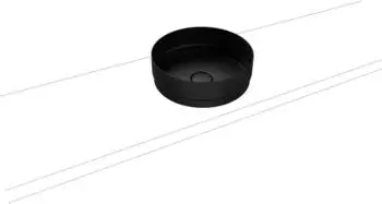 Kaldewei Kaldewei Nueva Waschtisch-Schale 3191, rund, Durchmesser 380mm, ohne Überlauf, 911206003, Farbe: Schwarz Matt 100 mit Perl-Effekt - 911206003676 Kaldewei Kaldewei Nueva Waschtisch-Schale 3191, rund, Durchmesser 380mm, ohne Überlauf, 911206003, Farbe: Schwarz Matt 100 mit Perl-Effekt - 911206003676