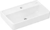 hansgrohe Xanuia Q Waschtisch Compact 600/370 mit Hahnloch ohne &Uuml;berlauf,