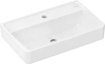 Hansgrohe Hansgrohe Xanuia Q Waschtisch Compact, 1 Hahnloch, ohne Überlauf, 600x370mm, weiß, 60215450 - 60215450