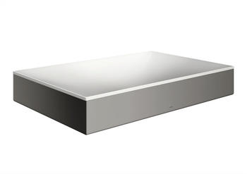 Hansgrohe hansgrohe AXOR Suite Aufsatzwaschtisch, eckig, 600x600mm, mit Metallrahmen, ohne &Uuml;berlauf, SolidSurface, 42004, Farbe: Polished Black Chrome - 42004330