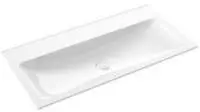 Emco asis Waschtisch 100 cm mit 1 Hahnloch, Badkeramik, 957711431, wei&szlig;