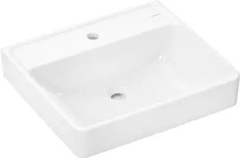 Hansgrohe Hansgrohe Xanuia Q Waschtisch, mit Hahnloch, ohne &Uuml;berlauf, 550x480mm, wei&szlig;, 60236450 - 60236450