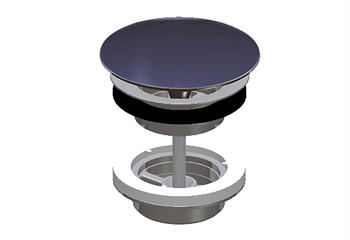 Laufen Laufen Ablaufventil, mit Ventilabdeckung, passend zu Waschtisch ohne Überlauf, mit Chromklappe, H8954390000001 - H8954390000001