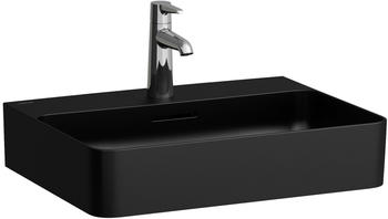 Laufen Laufen VAL Waschtisch, unterbauf&auml;hig, 3 Hahnl&ouml;cher, mit &Uuml;berlauf, 550x420mm, H810282, Farbe: Schwarz Matt - H8102827161081