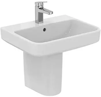 Ideal Standard Ideal Standard i.life B Waschtisch, mit Hahnloch und &Uuml;berlauf, 550mm, T4608MA, Farbe: Wei&szlig; - T460801