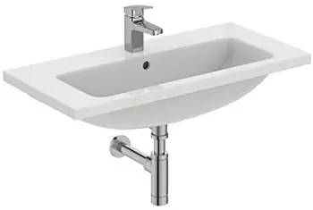 Ideal Standard Ideal Standard i.life S M&ouml;bel Waschtisch, kompakt, 1 Hahnloch, 810mm, T4589, Farbe: Wei&szlig; - T458901