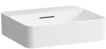 Laufen Laufen VAL Waschtisch-Schale, ohne Hahnloch, mit &Uuml;berlauf, 450x380mm, H812280, Farbe: weiss matt - H8122807571091