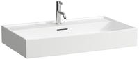 LAUFEN Kartell Aufsatzwaschtisch 80 x 46 cm, mit 1 Hahnloch, mit &Uuml;berlauf,