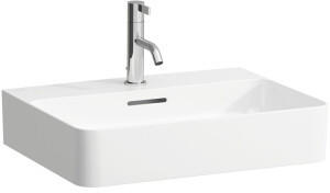 Laufen Laufen VAL Aufsatzwaschtisch, 1 Hahnloch, mit Überlauf, US geschl. 550x420mm, H816282, Farbe: Schwarz Matt - H8162827161041