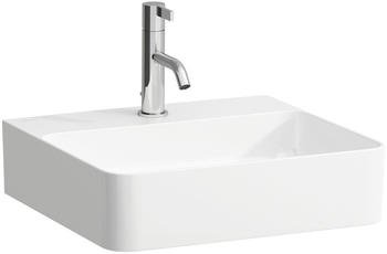 Laufen Laufen VAL Aufsatzwaschtisch, 1 Hahnloch, ohne &Uuml;berlauf, US geschl. 450x420mm, H816280, Farbe: Schwarz Matt - H8162807161111