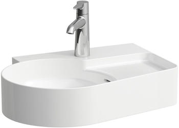 Laufen Laufen VAL Aufsatzwaschtisch, ohne Hahnloch, mit Überlauf, 530x400mm, semi-trockener Bereich rechts, US-geschl., H816288, Farbe: Schwarz Matt - H8162887161091