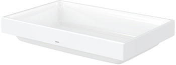 TOTO TOTO CS Aufsatzwaschtisch, ohne Hahnloch, mit Überlauf, 600x385mm, Cefiontect, LW1716WH - LW1716WH