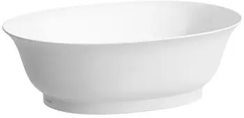 Laufen Laufen The New Classic Waschtisch-Schale, oval, ohne Hahnloch, ohne Überlauf, 450x310mm, H812850, Farbe: Weiß Matt - H8128507571121